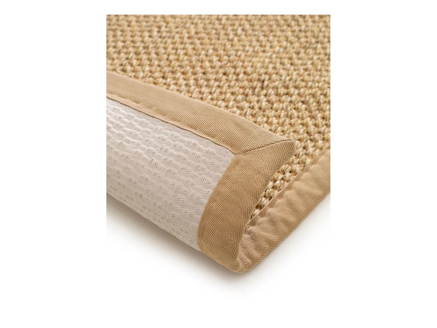 Tapis sisal Greta Crème 200x200 cm