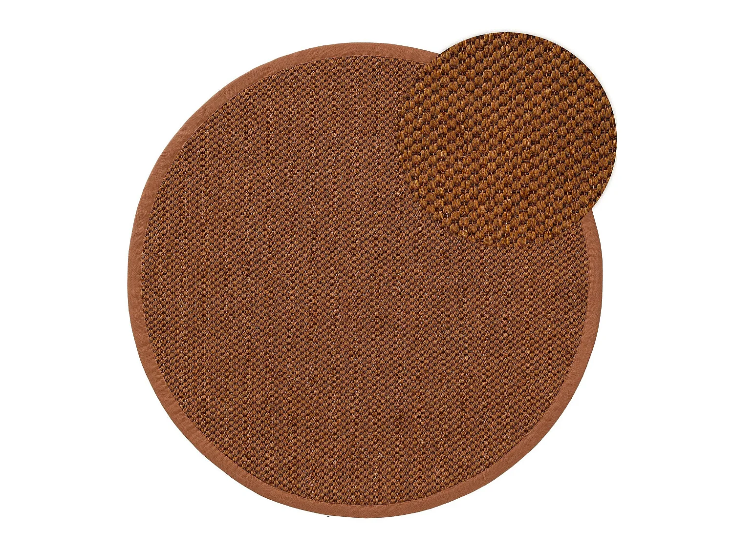 Tapis sisal Greta Marron clair ø 250 cm rond