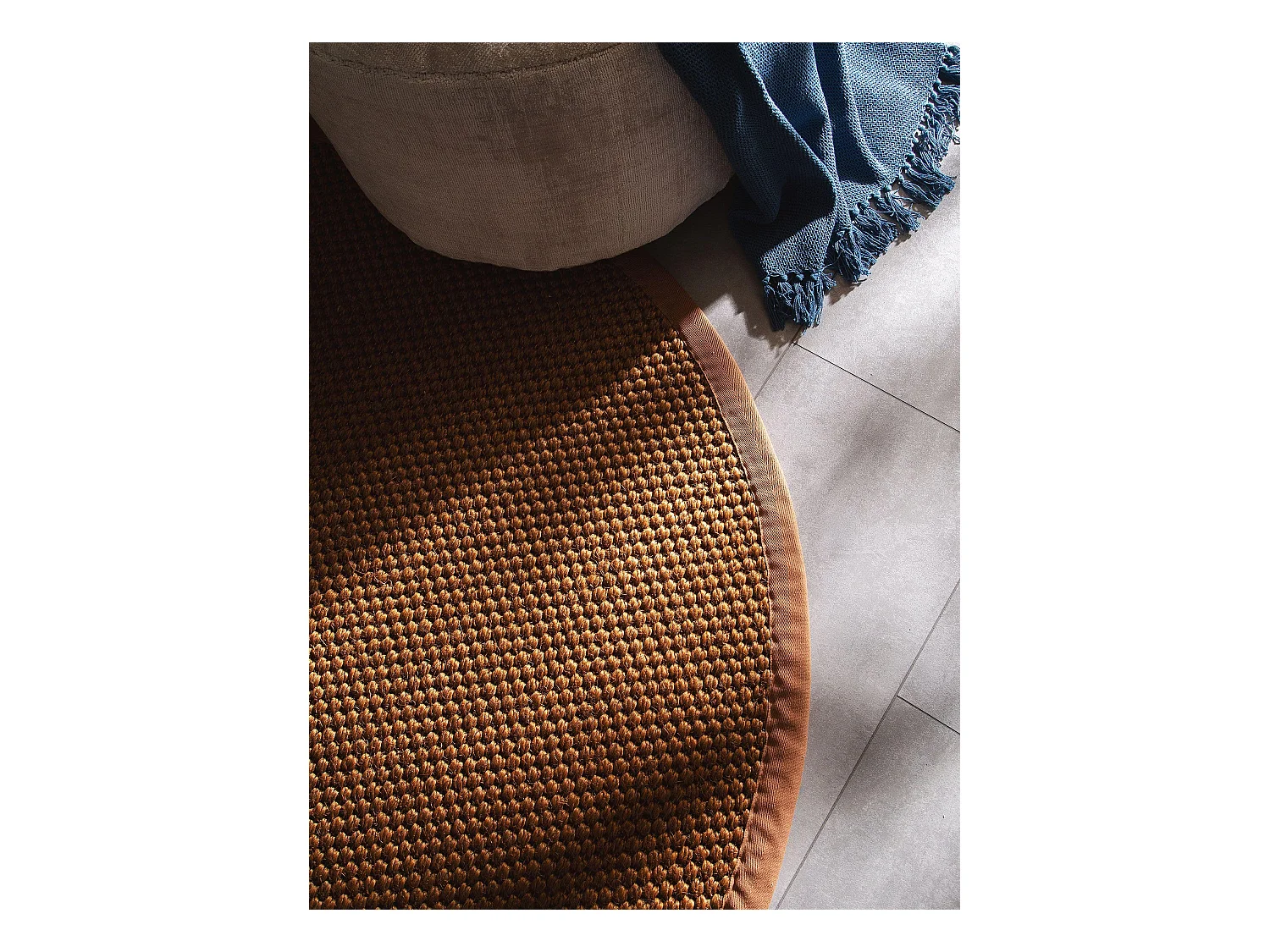 Tapis sisal Greta Marron clair ø 250 cm rond