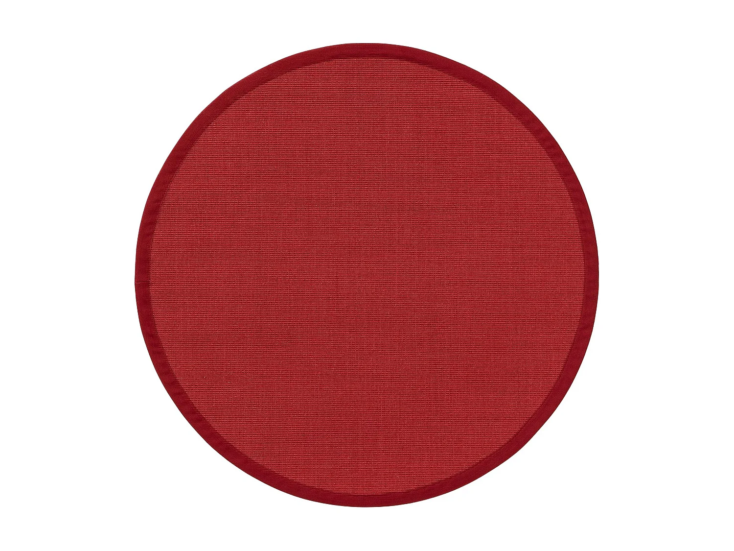 Tapis sisal Sana Rouge ø 250 cm rond