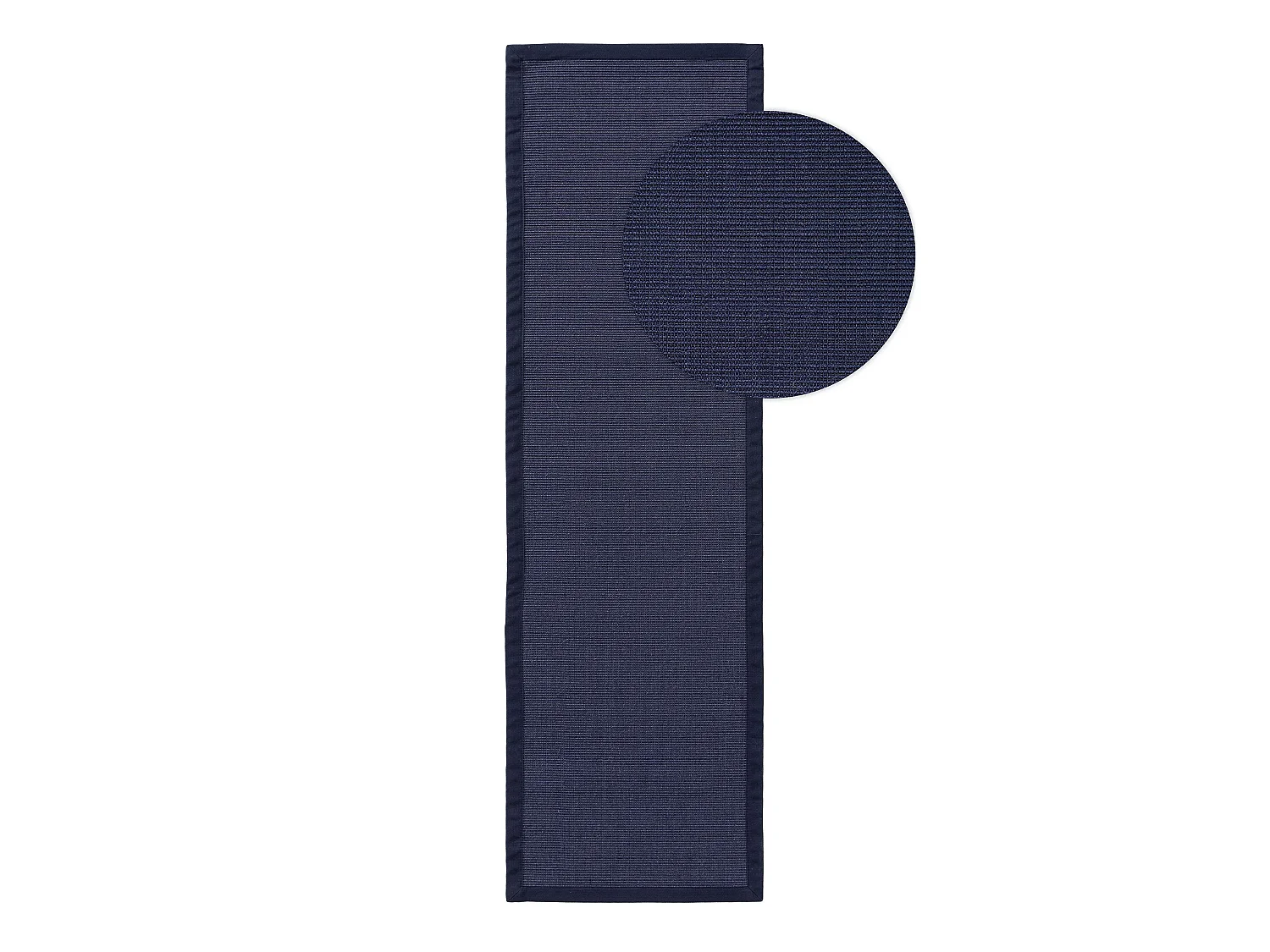 Tapis sisal Sana Bleu 70x240 cm