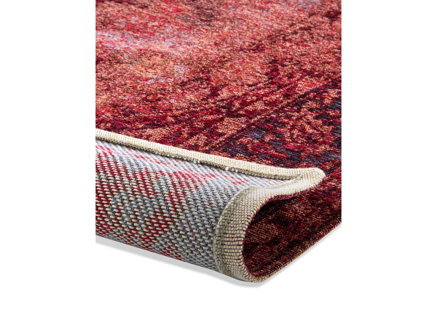 Tapis tissé à plat Tosca Rouge 155x235 cm