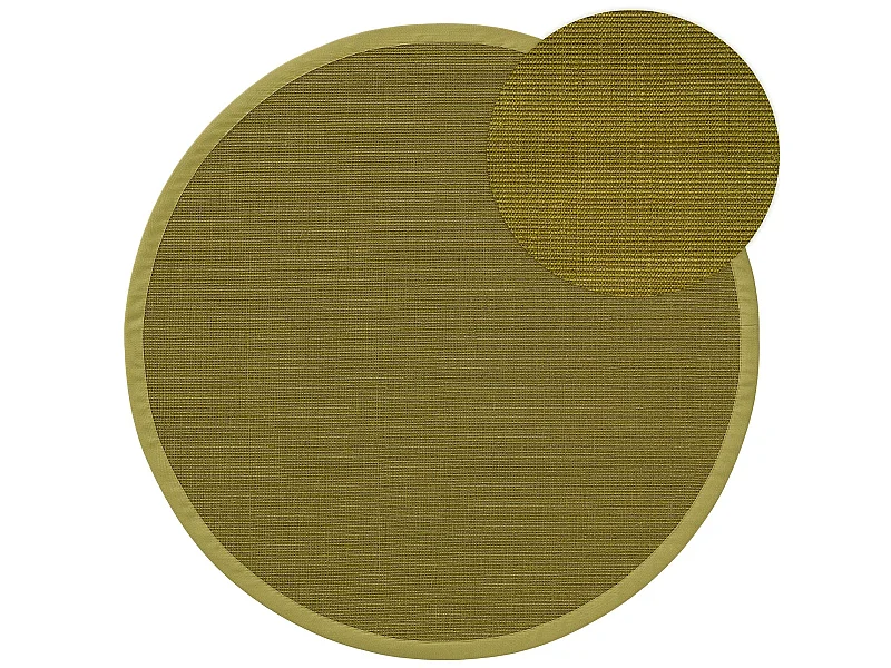 Tapis sisal Sana Vert ø 250 cm rond