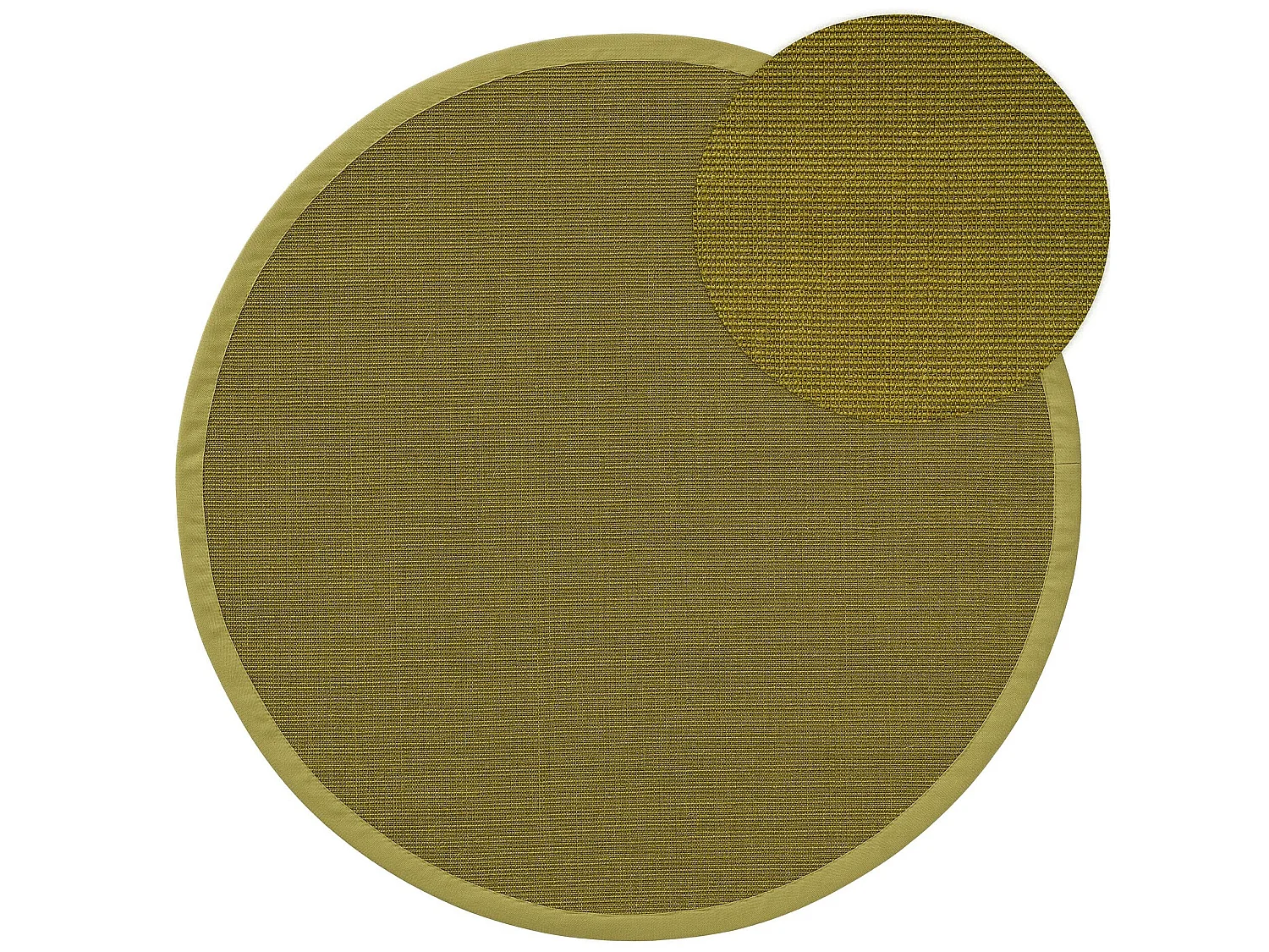 Tapis sisal Sana Vert ø 250 cm rond
