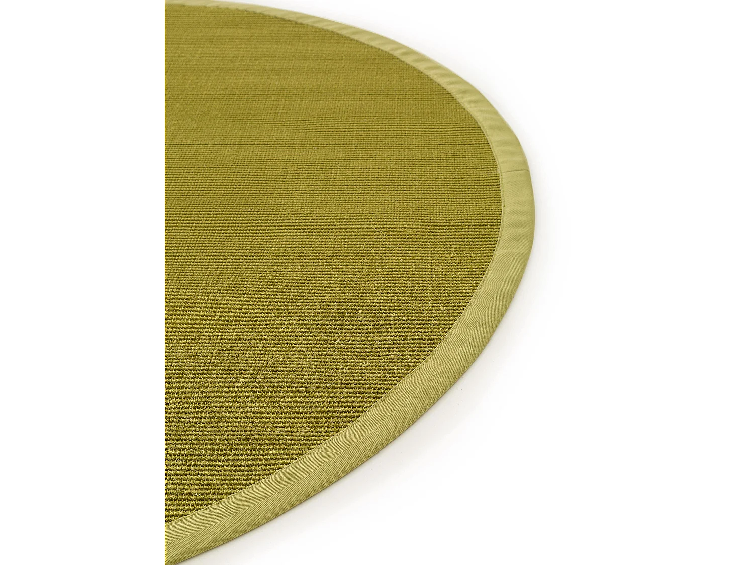 Tapis sisal Sana Vert ø 250 cm rond