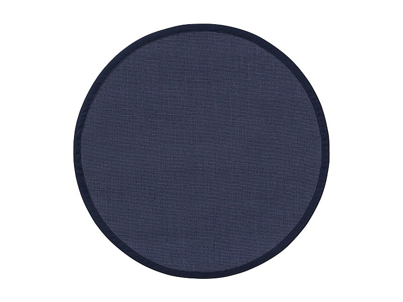 Tapis sisal Sana Bleu ø 150 cm rond