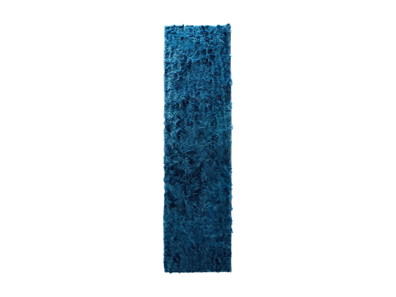Tapis à poils longs Whisper Bleu 80x300 cm