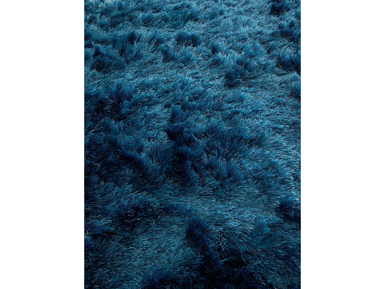 Tapis à poils longs Whisper Bleu 80x300 cm