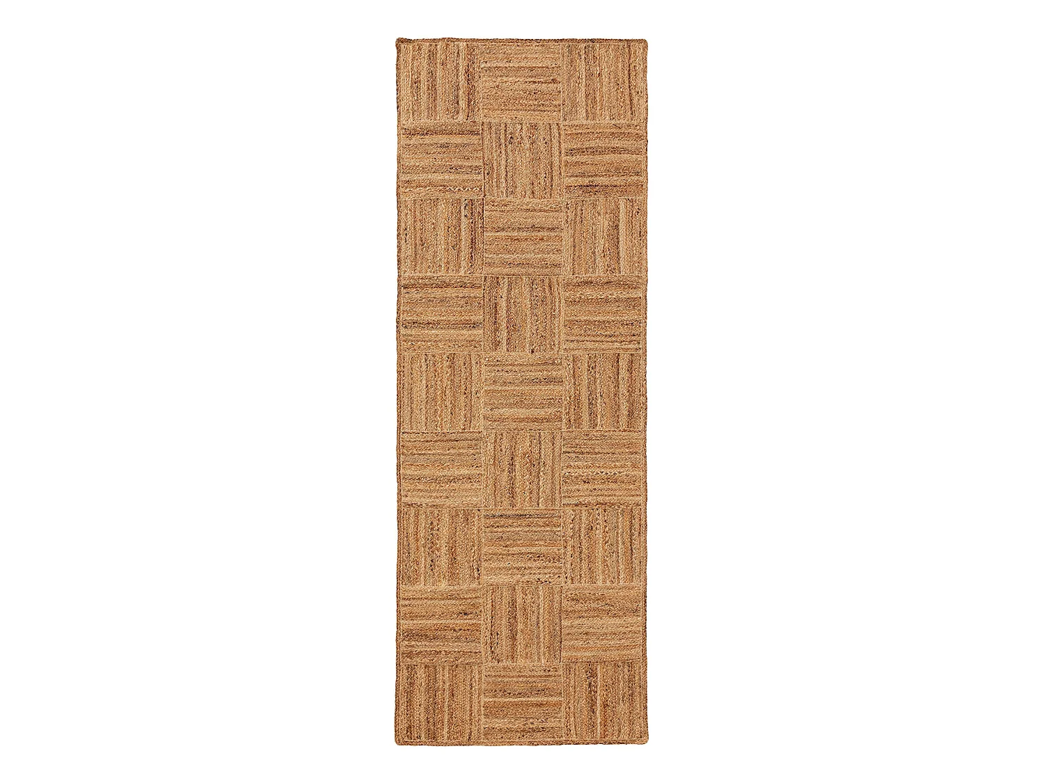 Tapis de jute Jutta Marron clair 80x250 cm