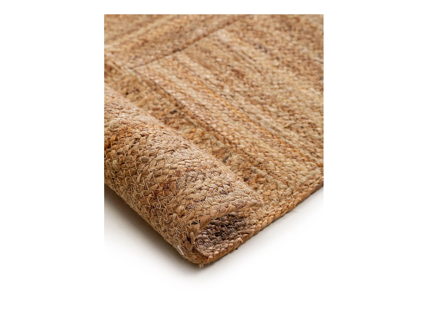 Tapis de jute Jutta Marron clair 80x250 cm