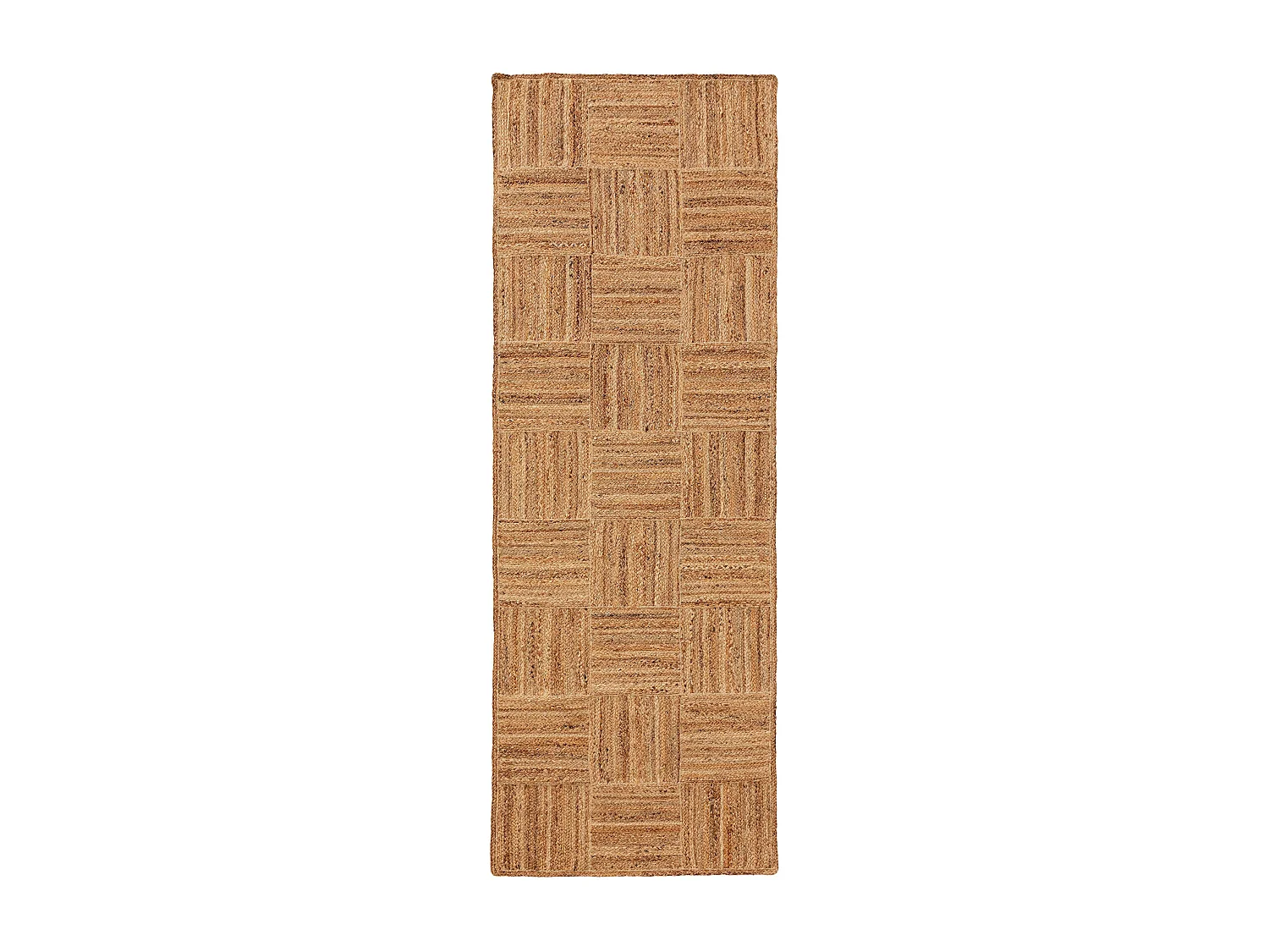 Tapis de jute Jutta Marron clair 80x250 cm
