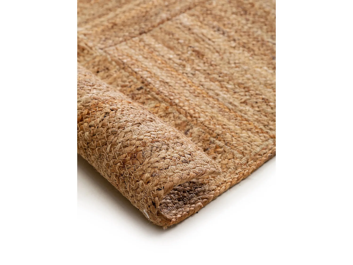 Tapis de jute Jutta Marron clair 80x250 cm