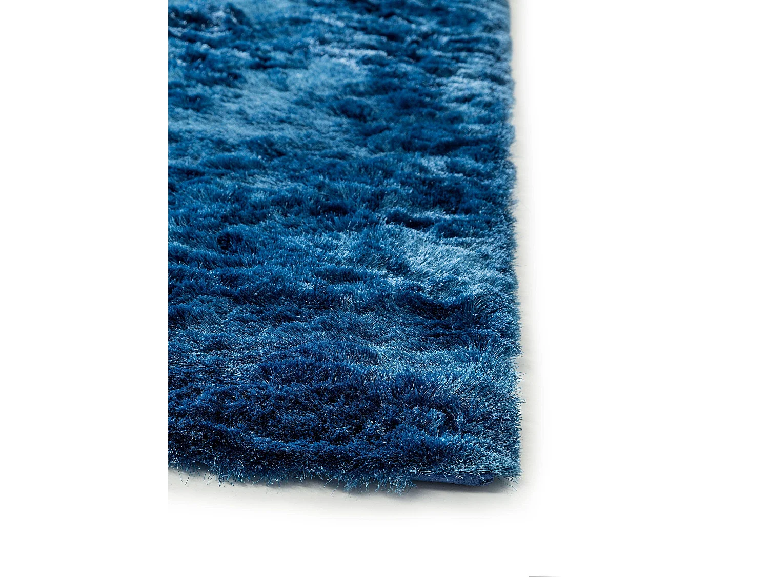 Tapis à poils longs Whisper Bleu 120x170 cm