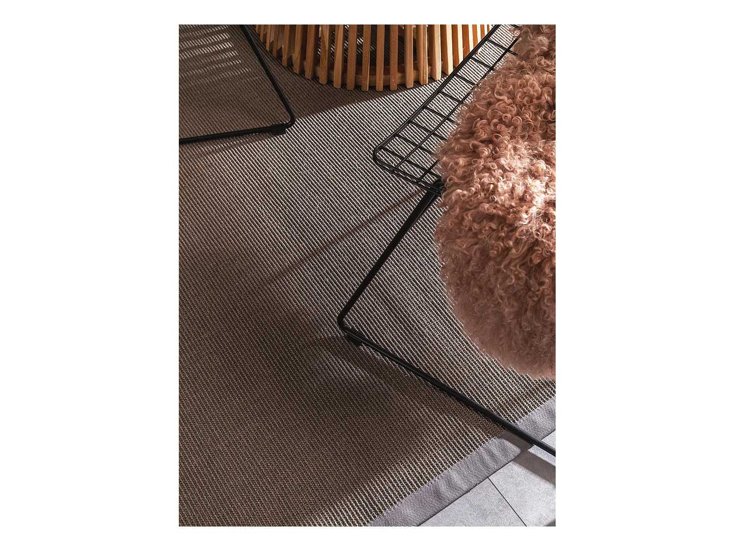 Tapis sisal Sana Gris 240x340 cm