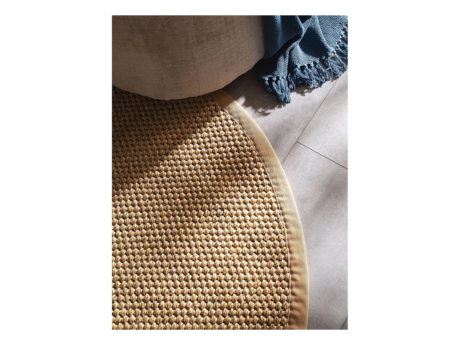 Tapis sisal Greta Crème ø 200 cm rond