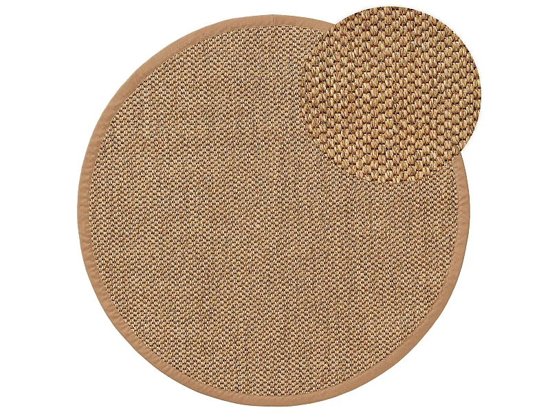 Tapis sisal Greta Crème ø 200 cm rond