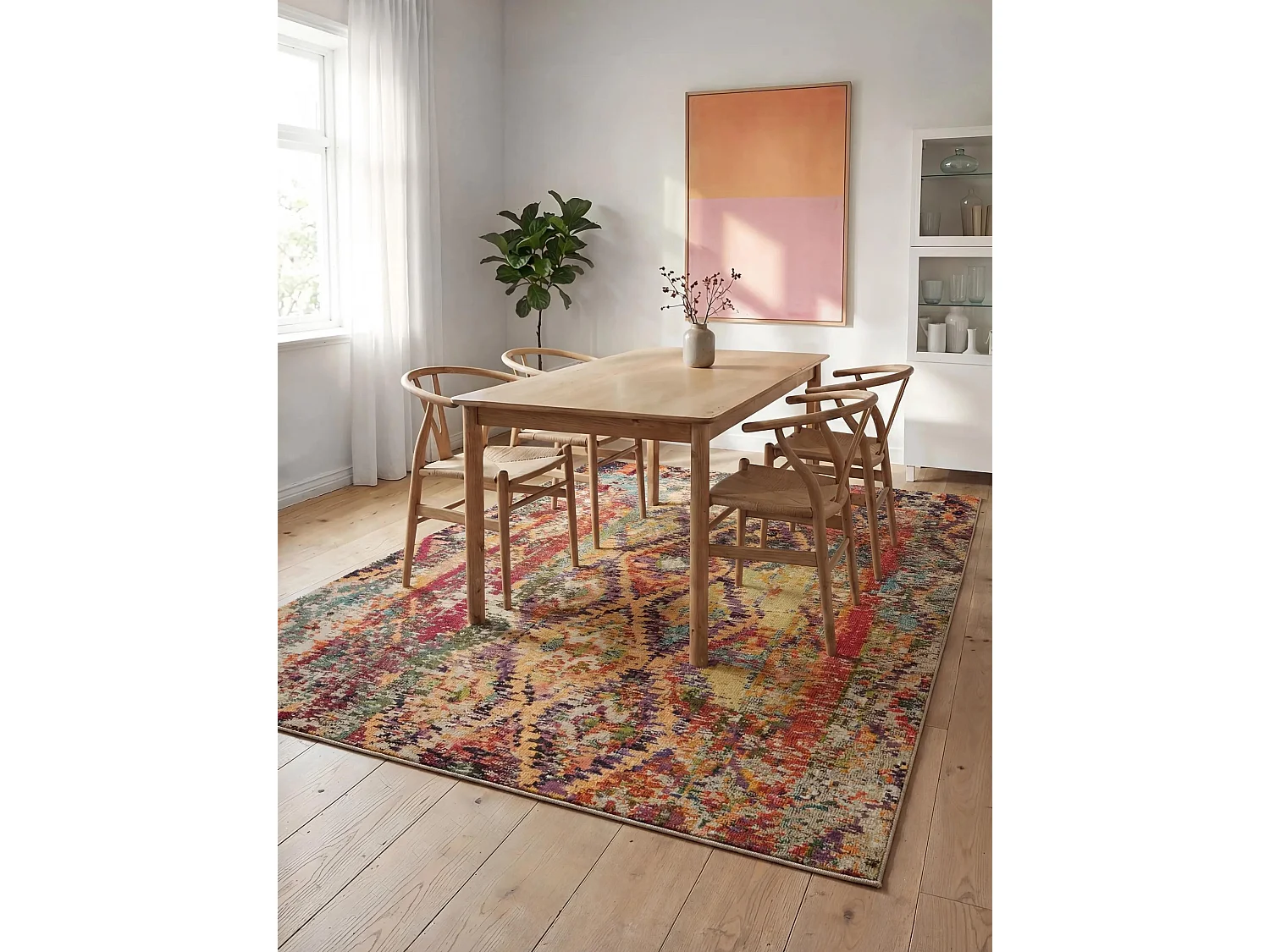 Tapis Casa Multicouleur 200x290 cm