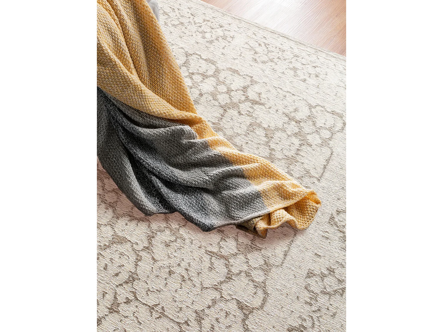 Tapis tissé à plat Tosca Gris 115x180 cm