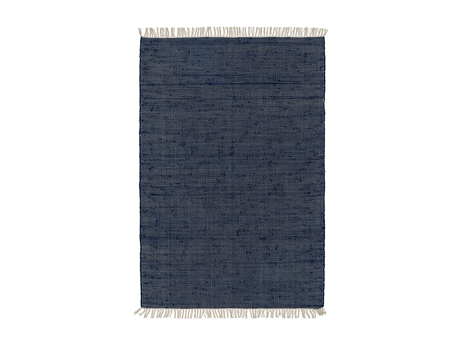 Tapis fabriqué à partir de matériaux recyclés Tom Bleu foncé 120x170 cm