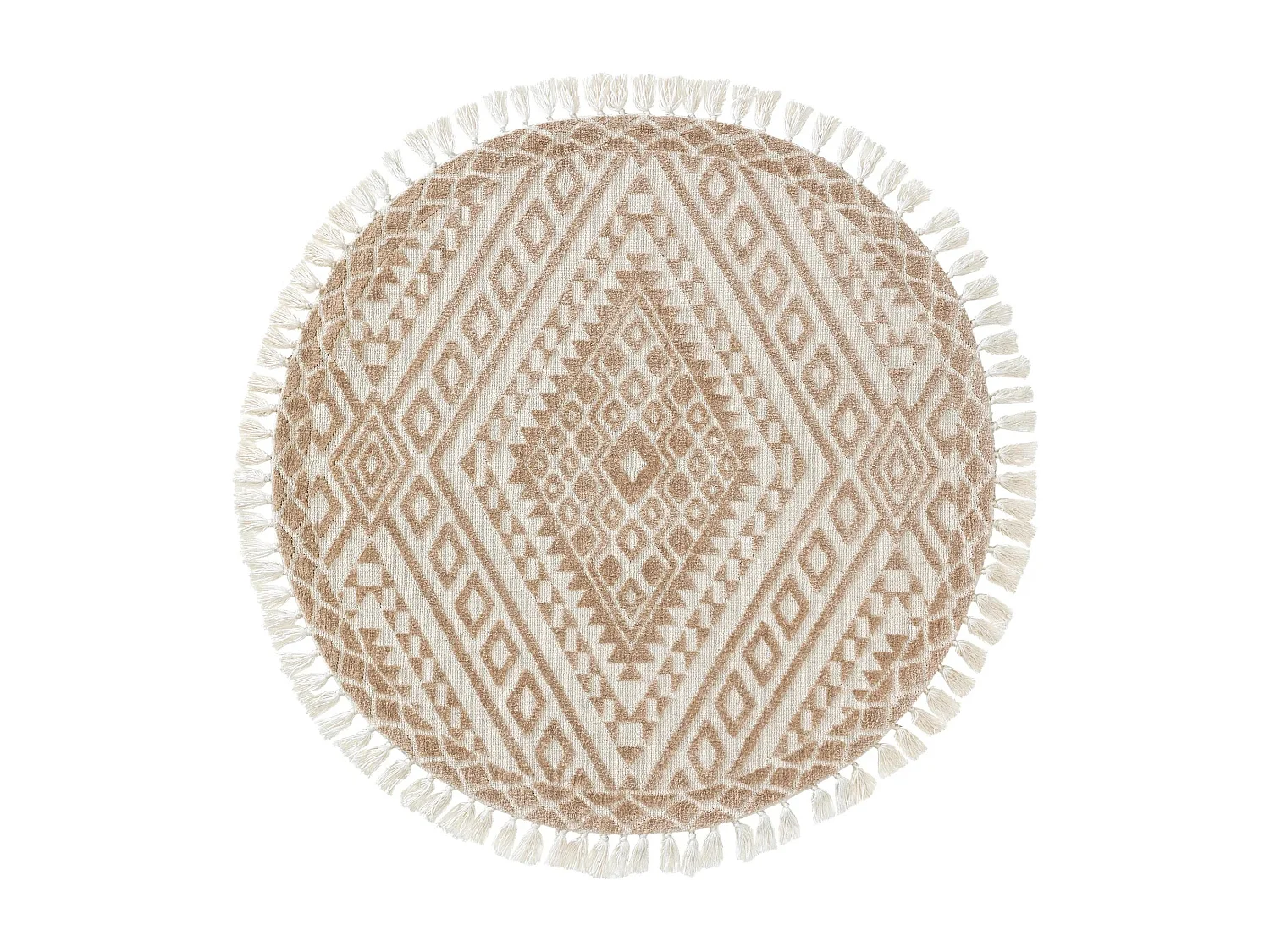 Tapis rond Elias Beige ø 150 cm rond