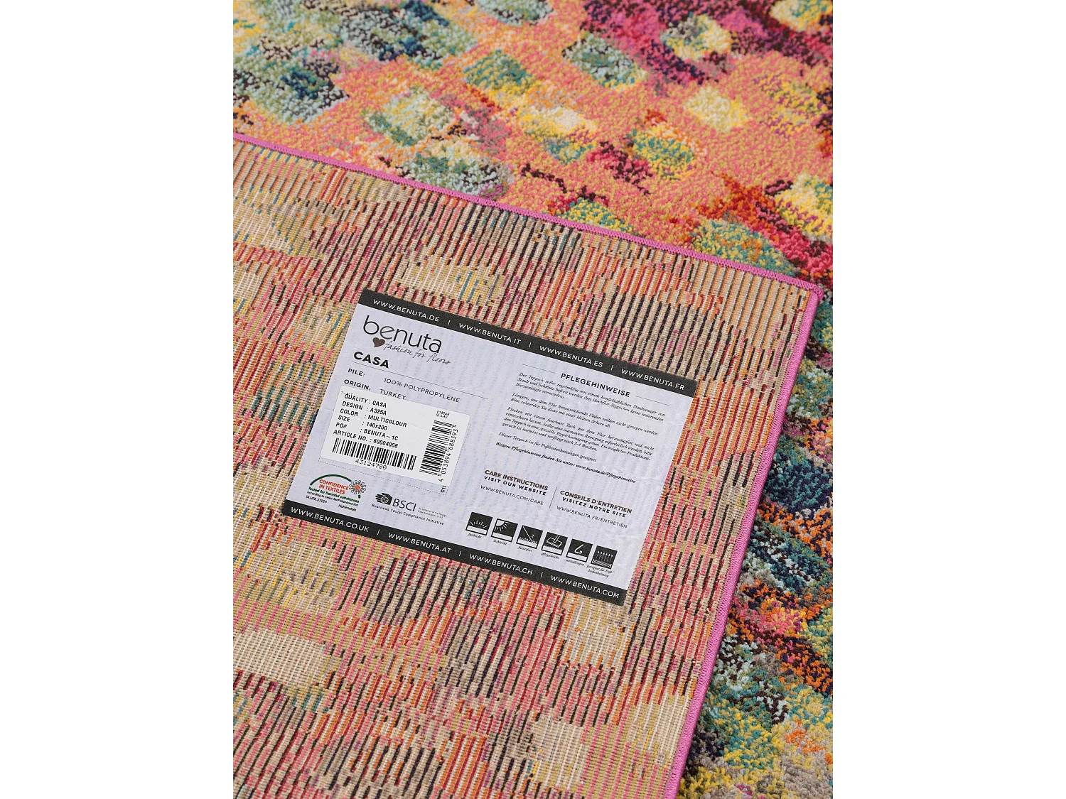 Tapis Casa Multicouleur 120x170 cm