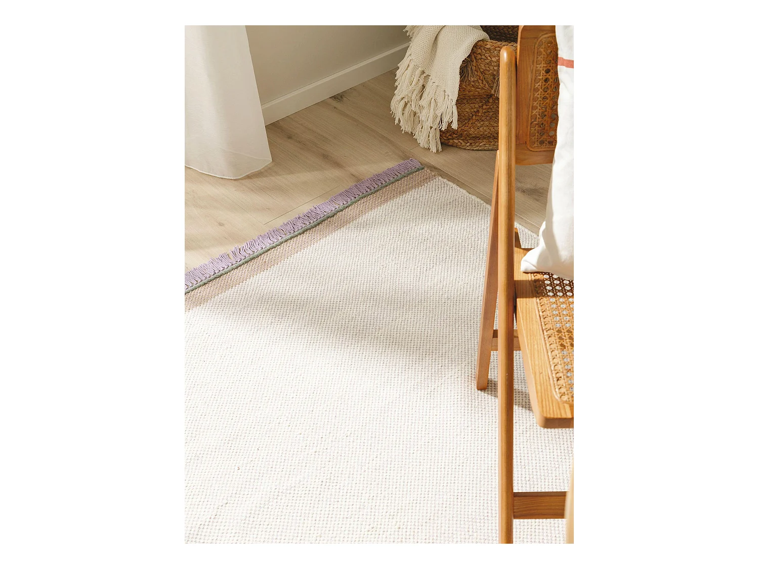 Tapis de laine Karla Mauve 120x170 cm