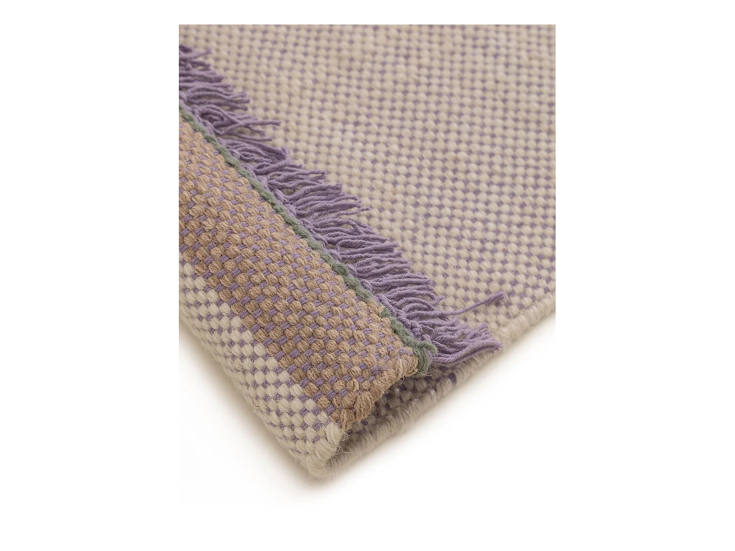 Tapis de laine Karla Mauve 120x170 cm