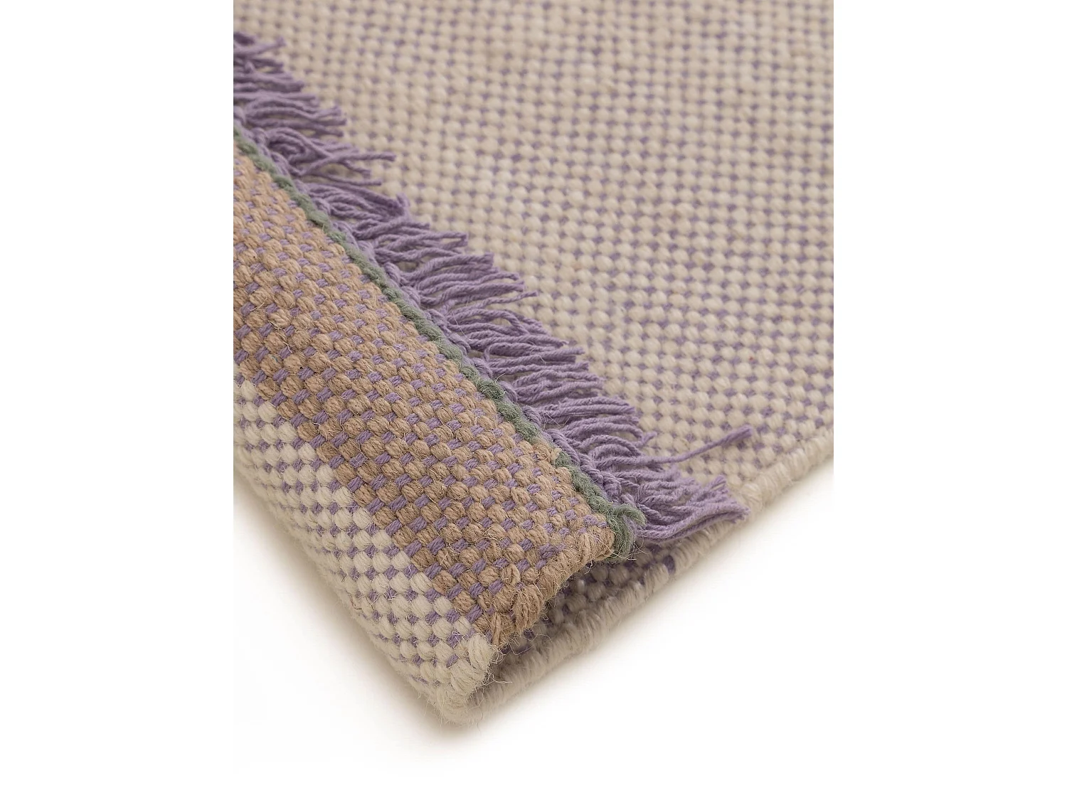 Tapis de laine Karla Mauve 120x170 cm