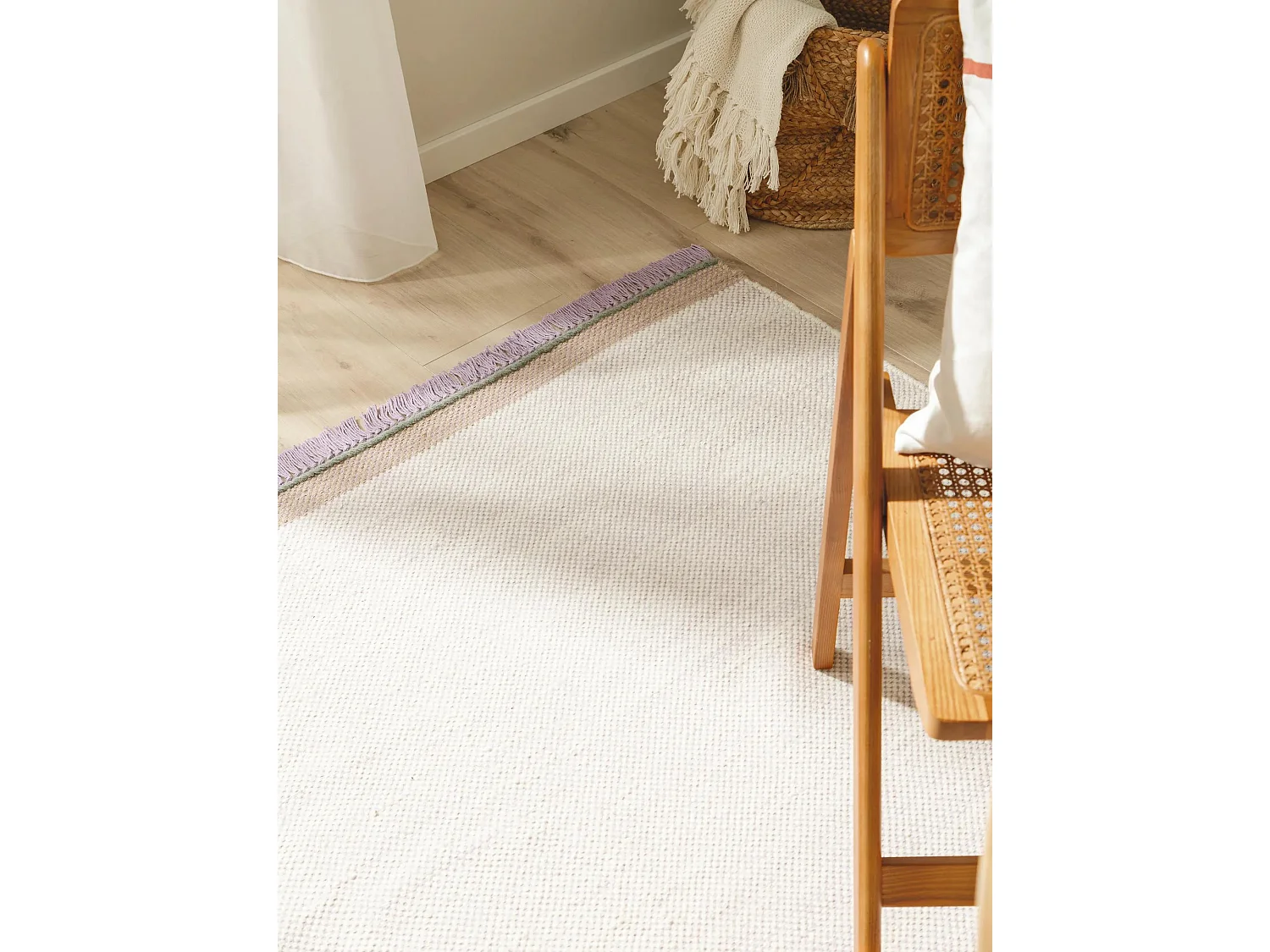Tapis de laine Karla Mauve 120x170 cm