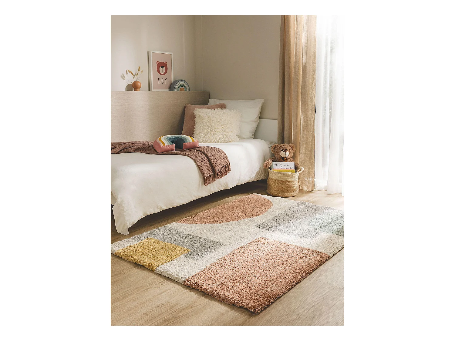 Tapis enfant Gobi Multicouleur 200x290 cm
