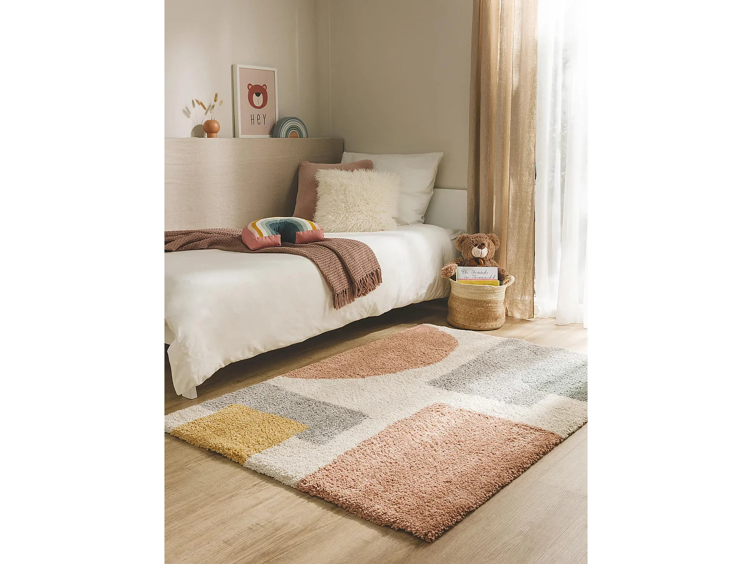 Tapis enfant Gobi Multicouleur 200x290 cm