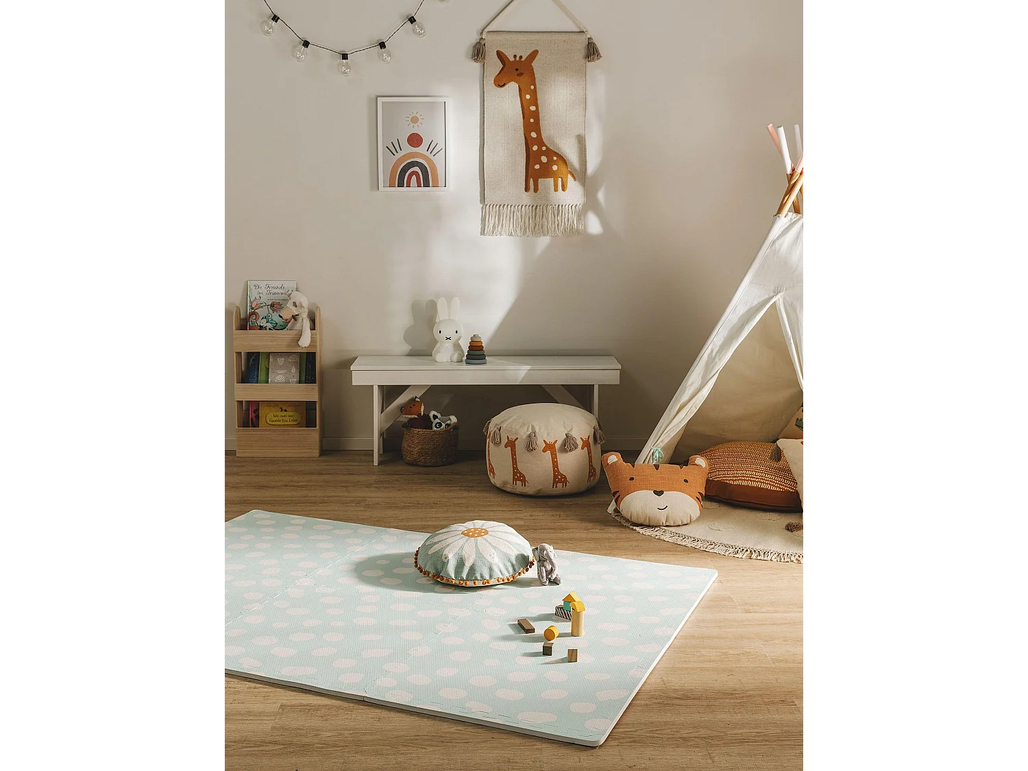 Tapis de jeu Savannah Menthe 120x180 cm