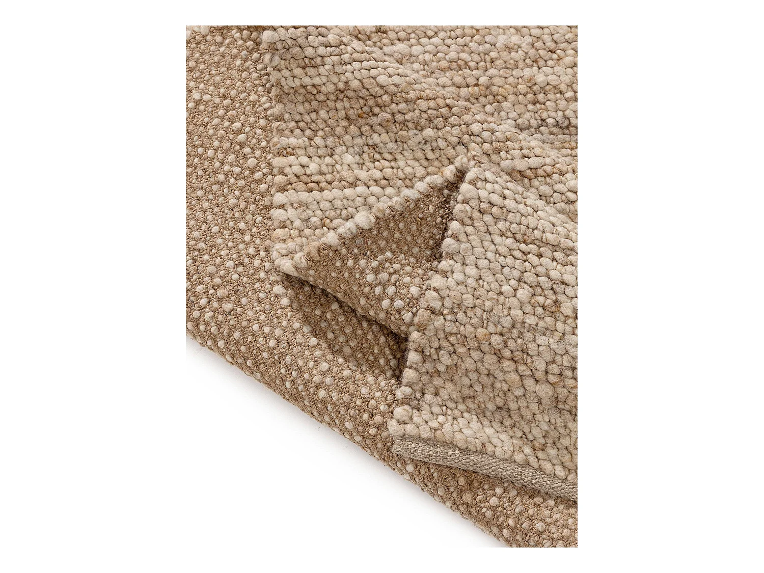 Tapis de laine Finn Beige 170x240 cm