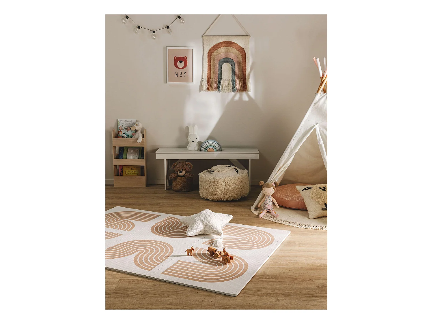 Tapis de jeu Archie Beige 120x180 cm