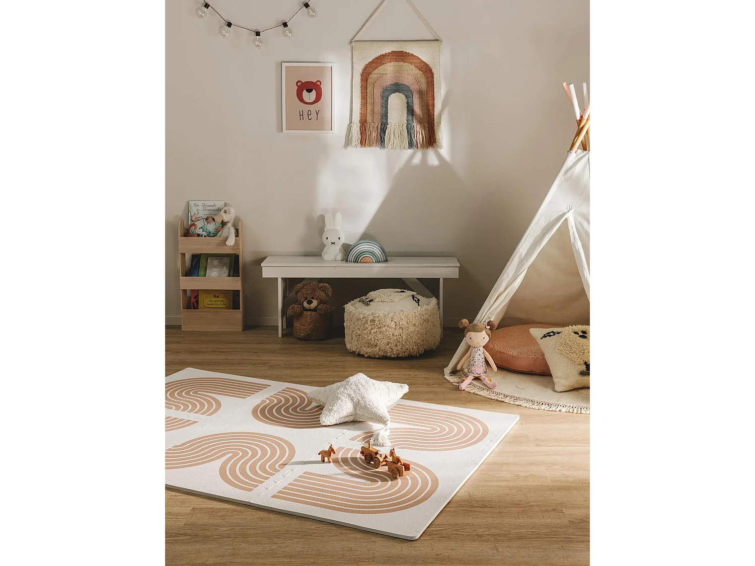 Tapis de jeu Archie Beige 120x180 cm