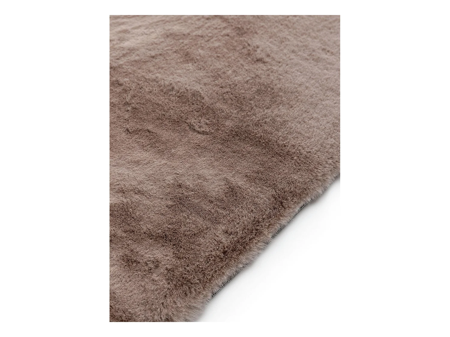 Tapis de fourrure Dave Taupe 120x170 cm