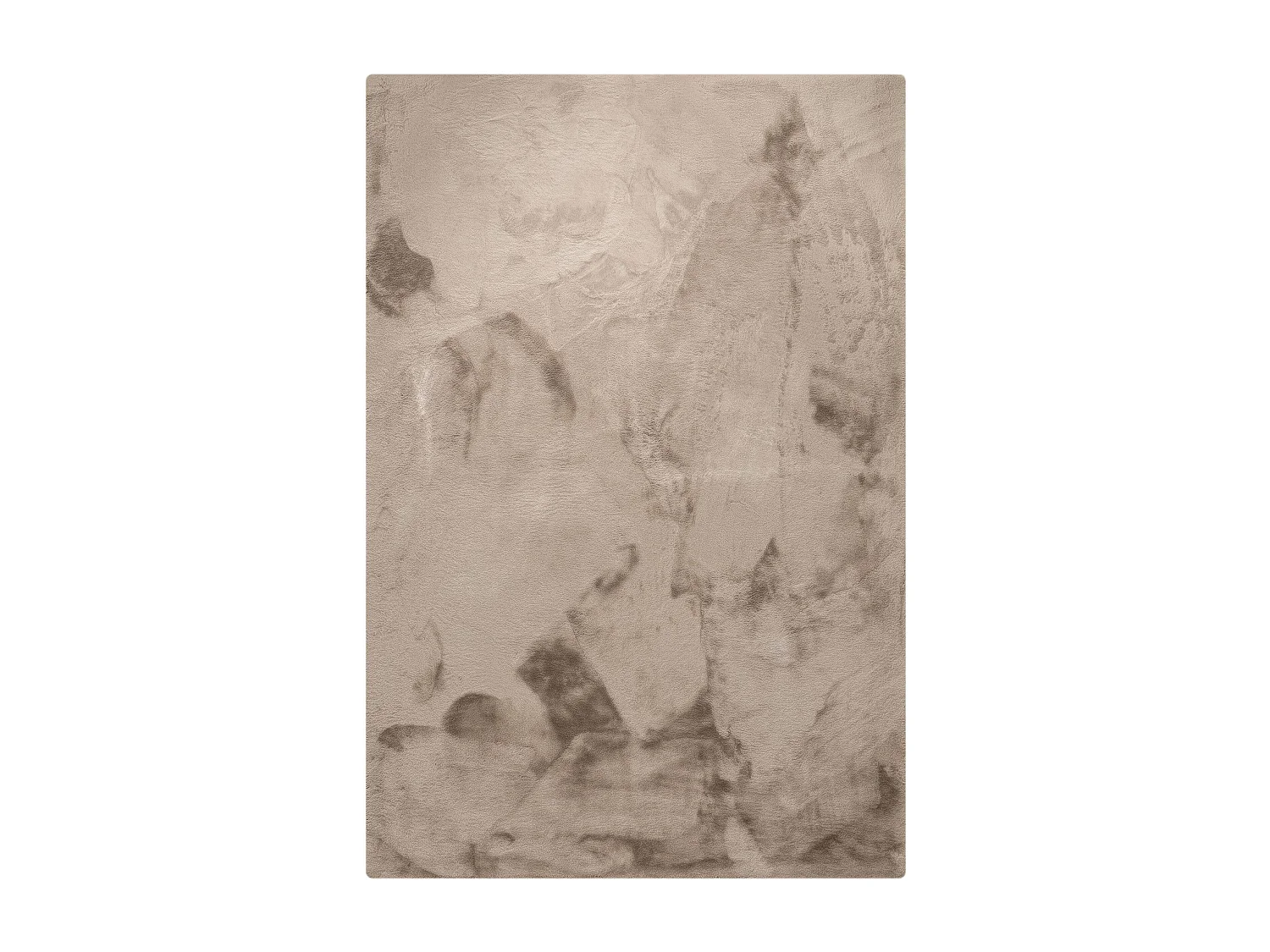 Tapis de fourrure Dave Taupe 120x170 cm