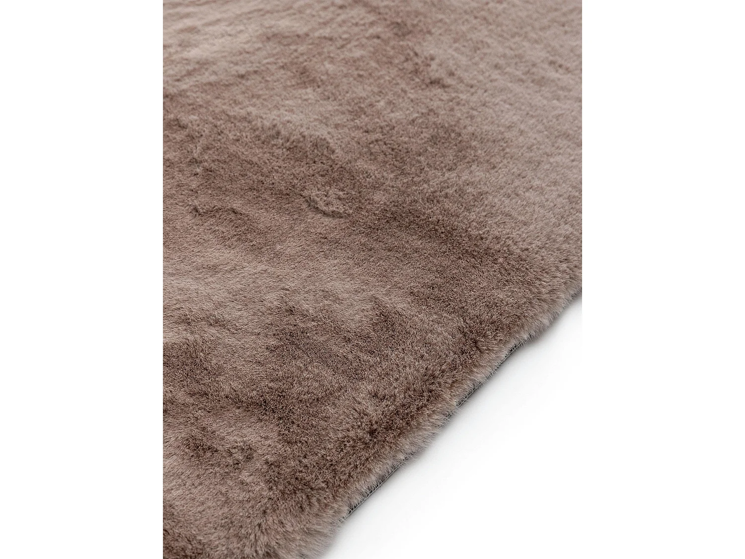 Tapis de fourrure Dave Taupe 120x170 cm