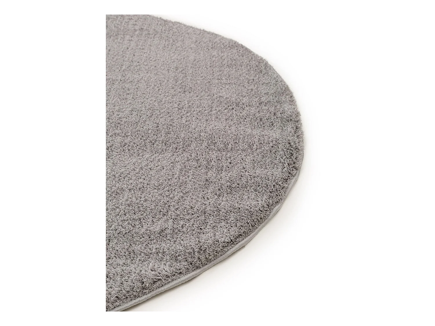 Tapis à poils longs rond Soda Gris ø 200 cm rond