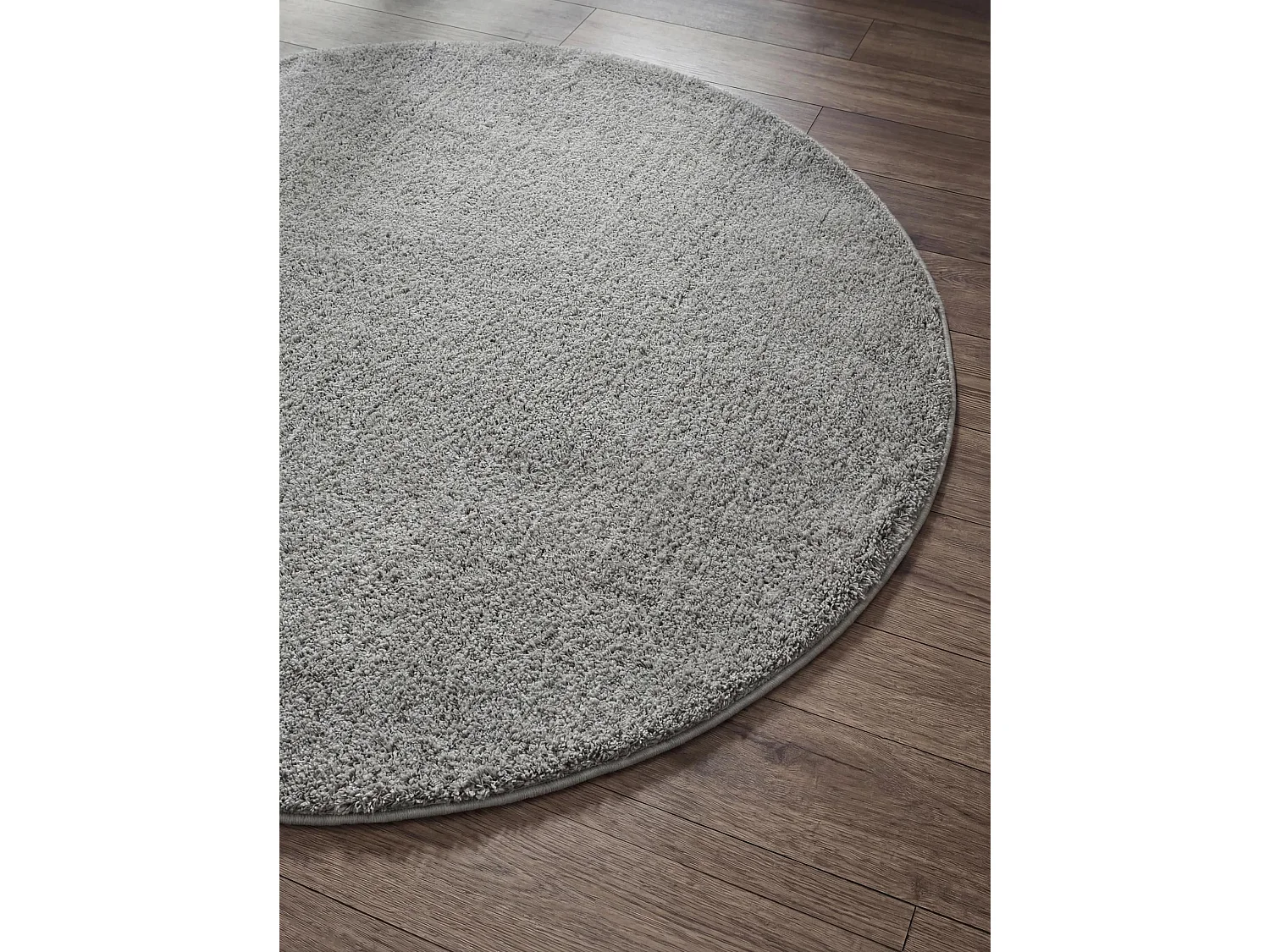Tapis à poils longs rond Soda Gris ø 200 cm rond