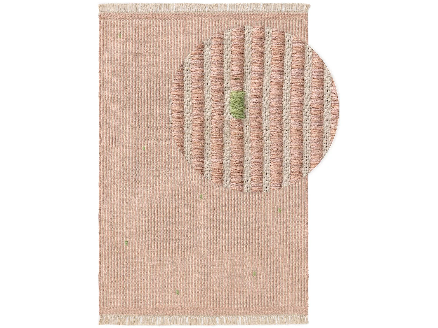 Tapis enfant Bruno Rose 90x130 cm