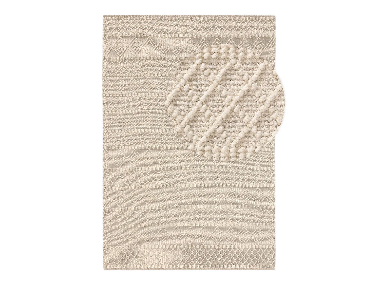 Tapis Jasper Crème 120x170 cm