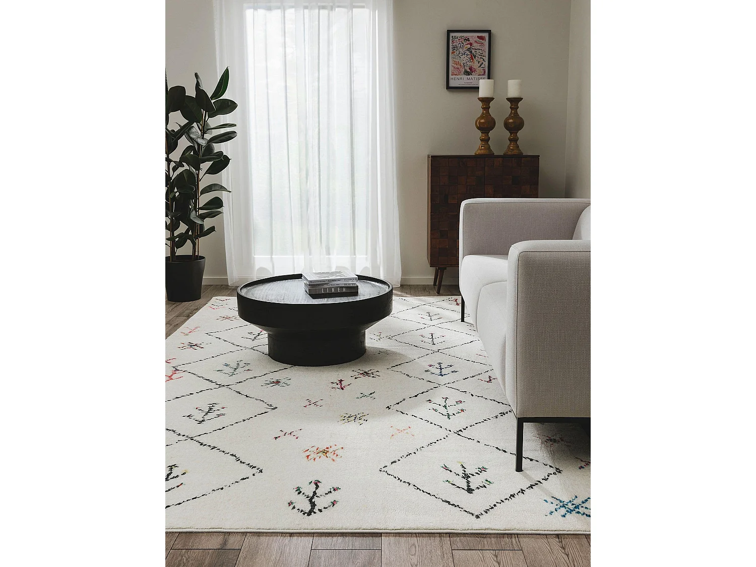 Tapis Mara Multicouleur 80x150 cm