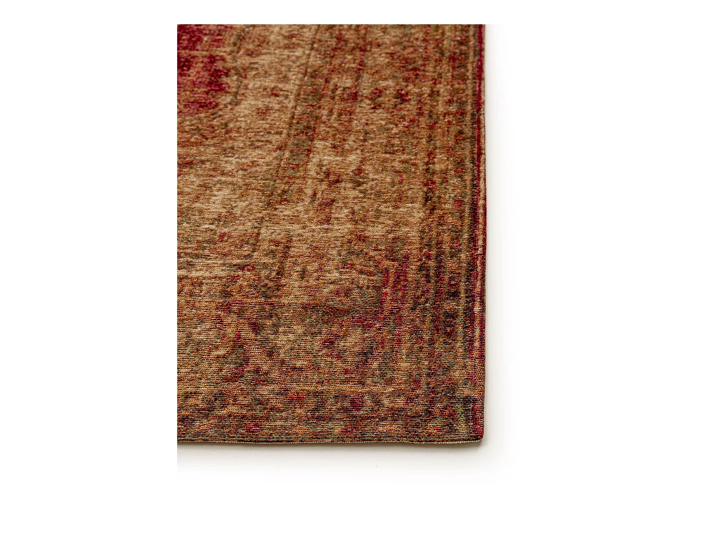 Tapis tissé à plat Stay Beige/Rouge 230x340 cm
