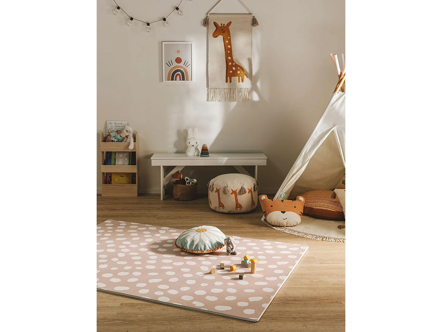 Tapis de jeu Savannah Rose 120x180 cm