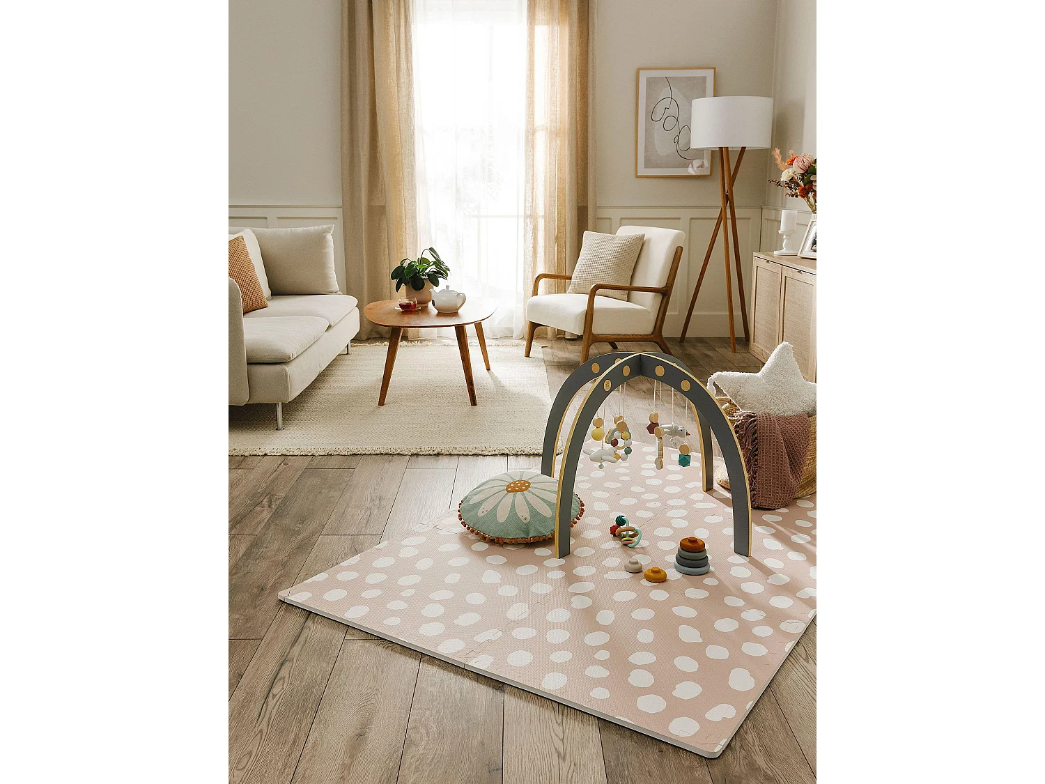 Tapis de jeu Savannah Rose 120x180 cm