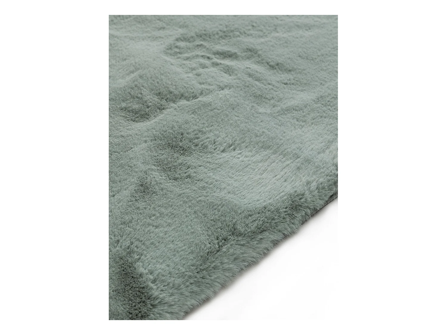 Tapis de fourrure Dave Menthe 160x230 cm