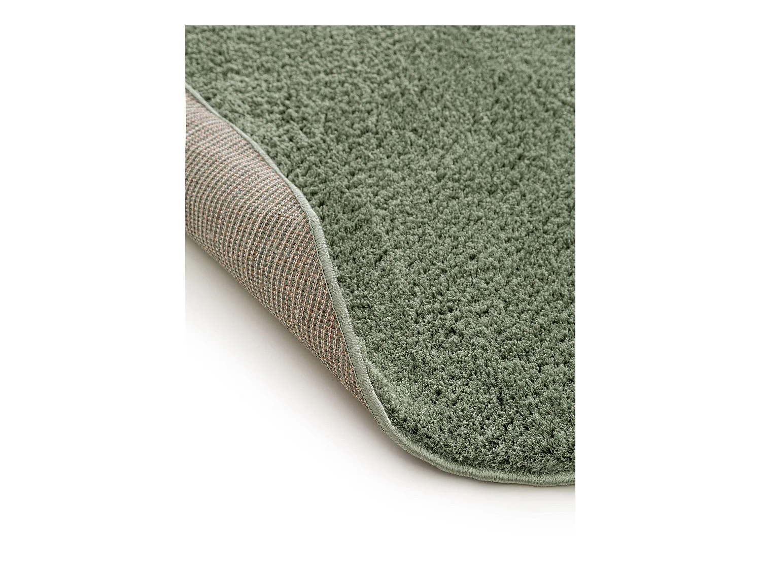 Tapis à poils longs rond Soda Vert clair ø 160 cm rond