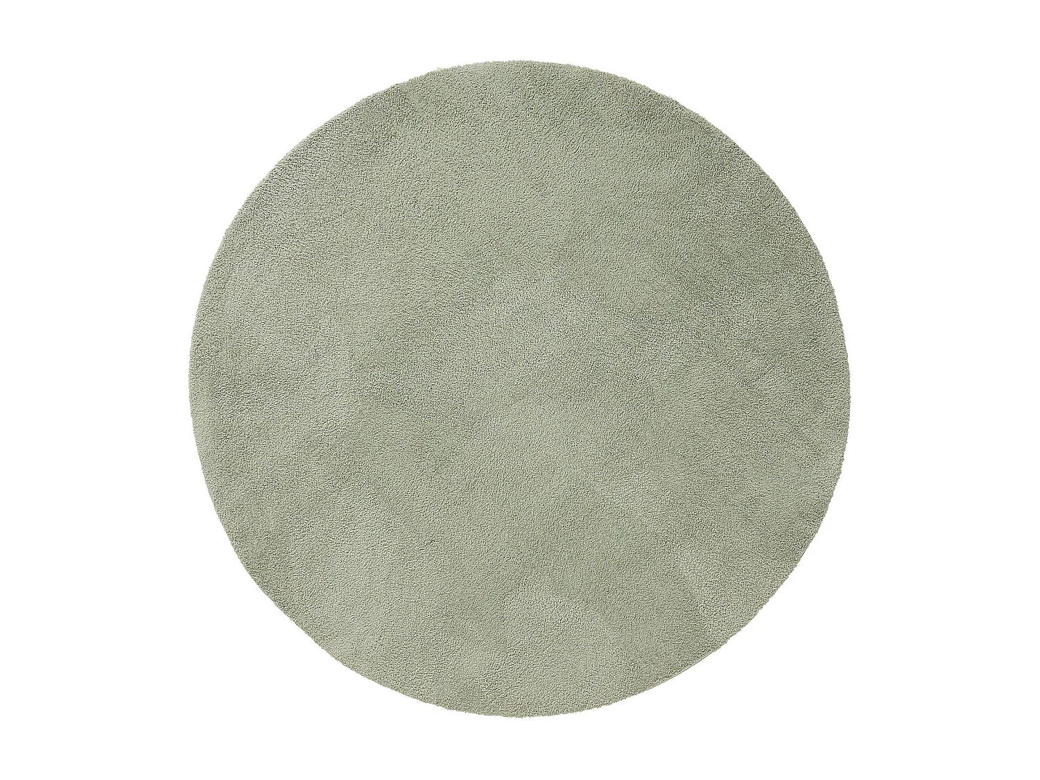 Tapis à poils longs rond Soda Vert clair ø 160 cm rond
