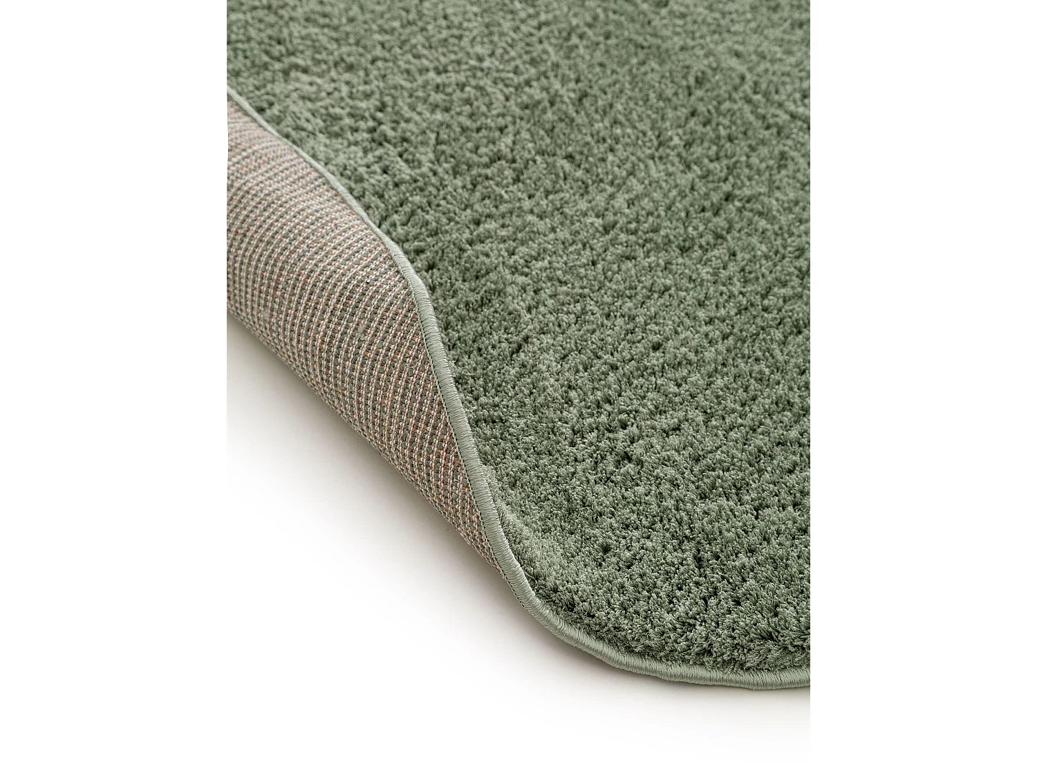 Tapis à poils longs rond Soda Vert clair ø 160 cm rond